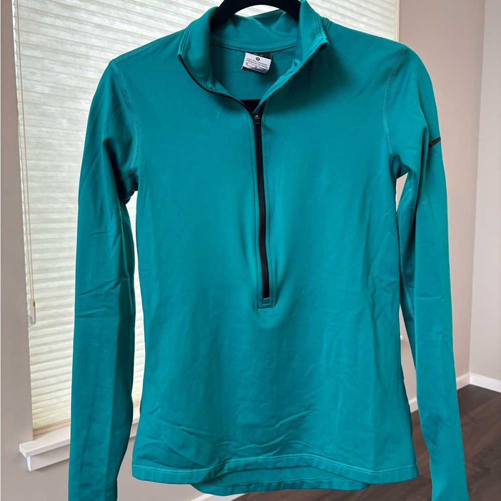 Nike Pro Teal Dri-FIT Quarter-Zip Top